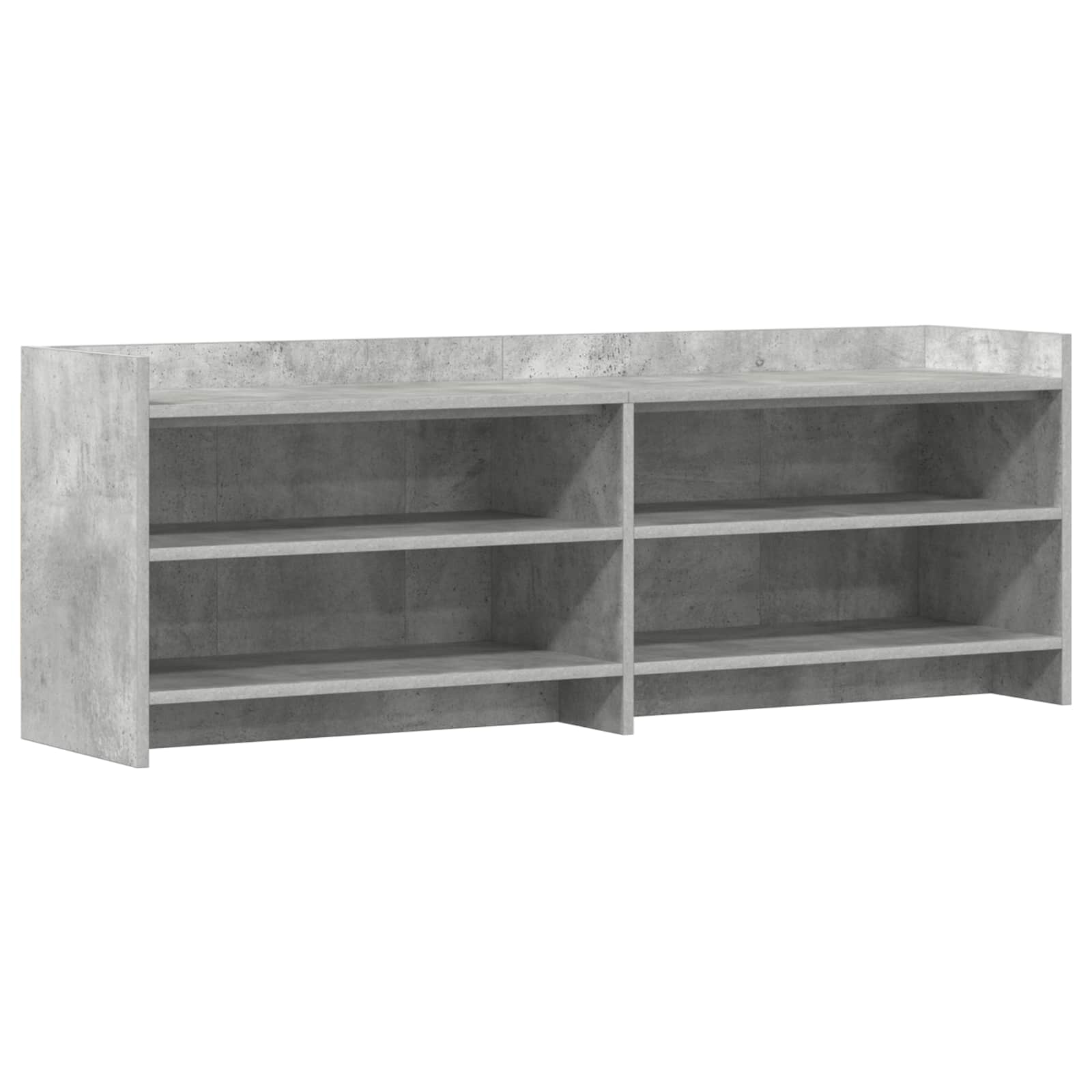 TV-Schränk 135 x 33 x 47 cm Betongrau Holzwerkstoff