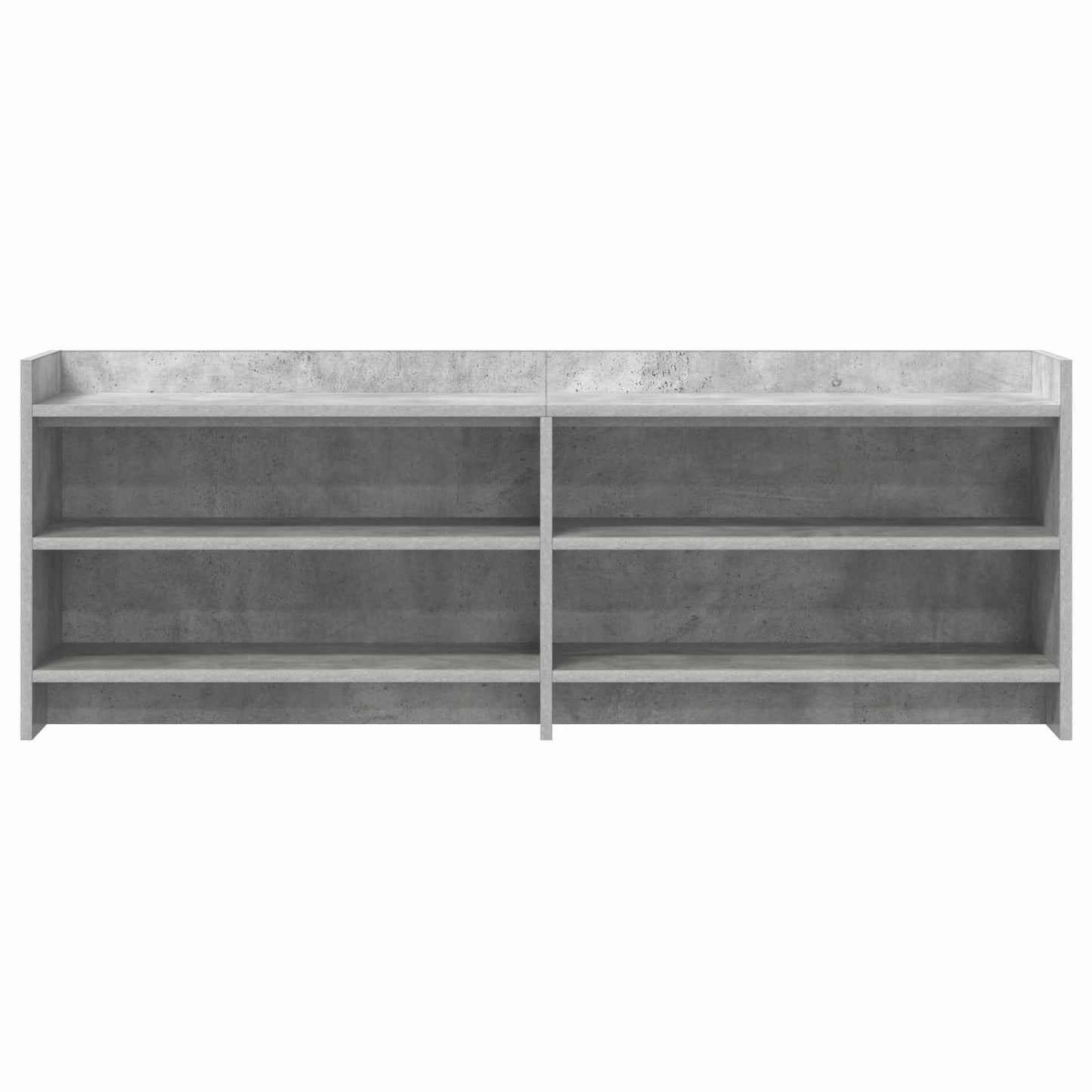 TV-Schränk 135 x 33 x 47 cm Betongrau Holzwerkstoff