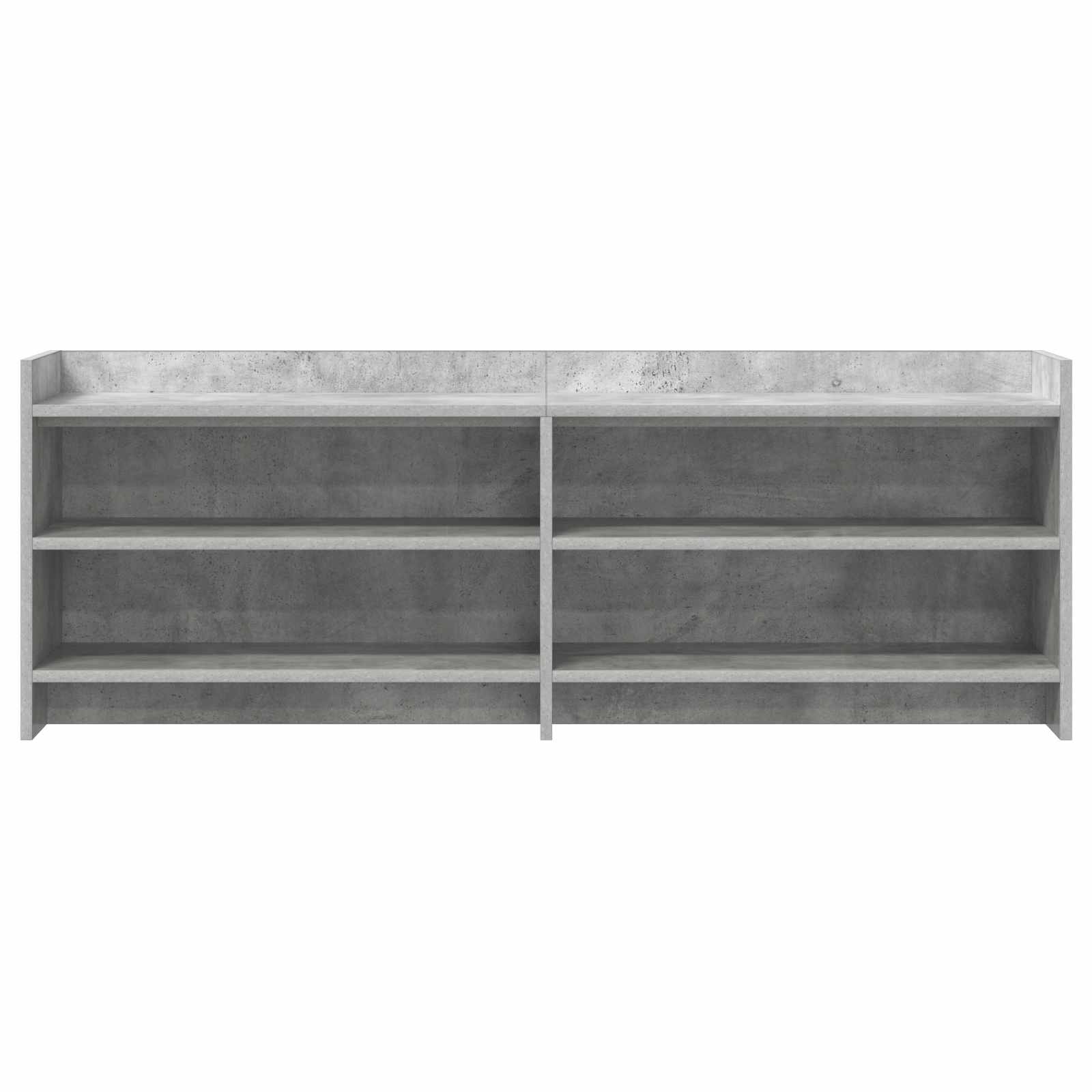 TV-Schränk 135 x 33 x 47 cm Betongrau Holzwerkstoff