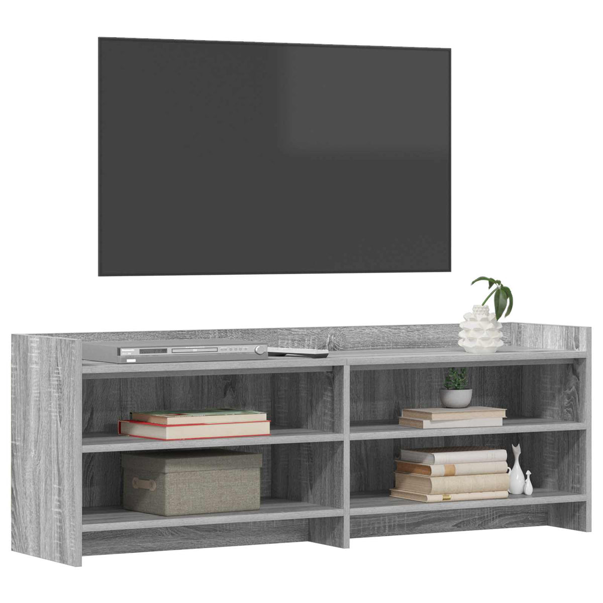 TV-Schränk 130 x 33 x 47 cm Grau Sonoma