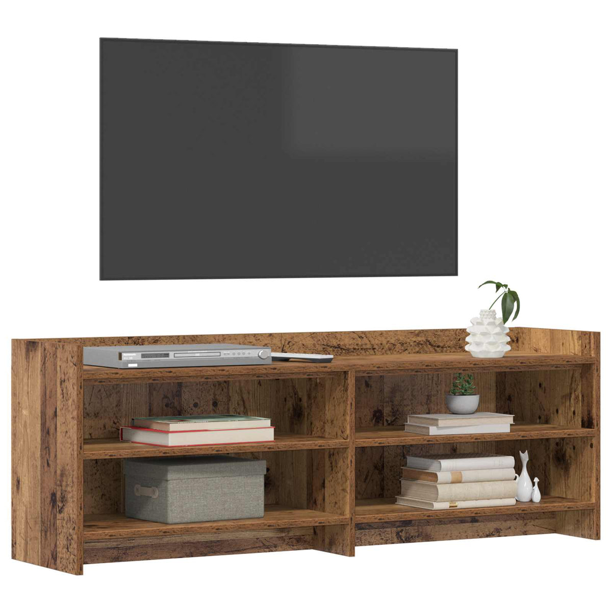 TV-Schränk 130 x 33 x 47 cm Altholz