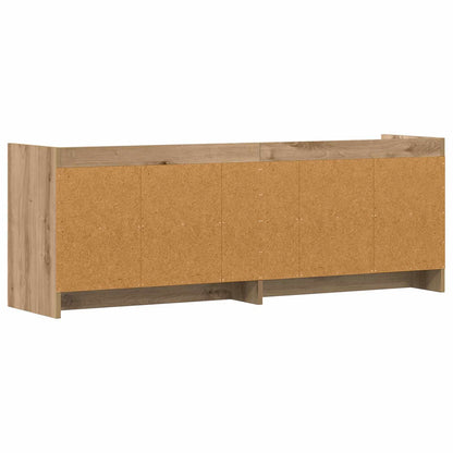 TV-Schränk 135 x 33 x 47 cm Artisan-Eiche Holzwerkstoff