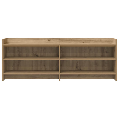 TV-Schränk 135 x 33 x 47 cm Artisan-Eiche Holzwerkstoff