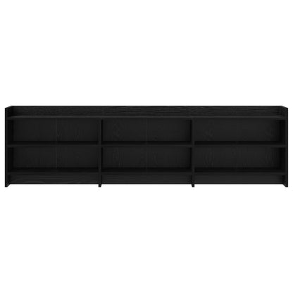 TV-Schränk 168 x 33 x 47 cm Schwarze Eiche Holzwerkstoff