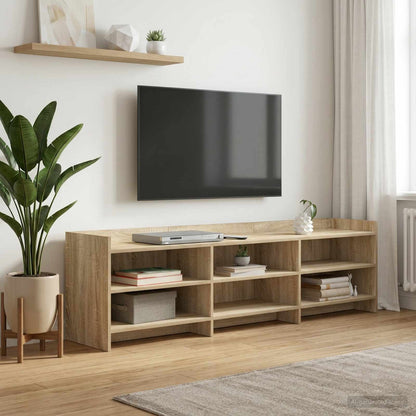 TV-Schränk 168 x 33 x 47 cm Sonoma-Eiche Holzwerkstoff