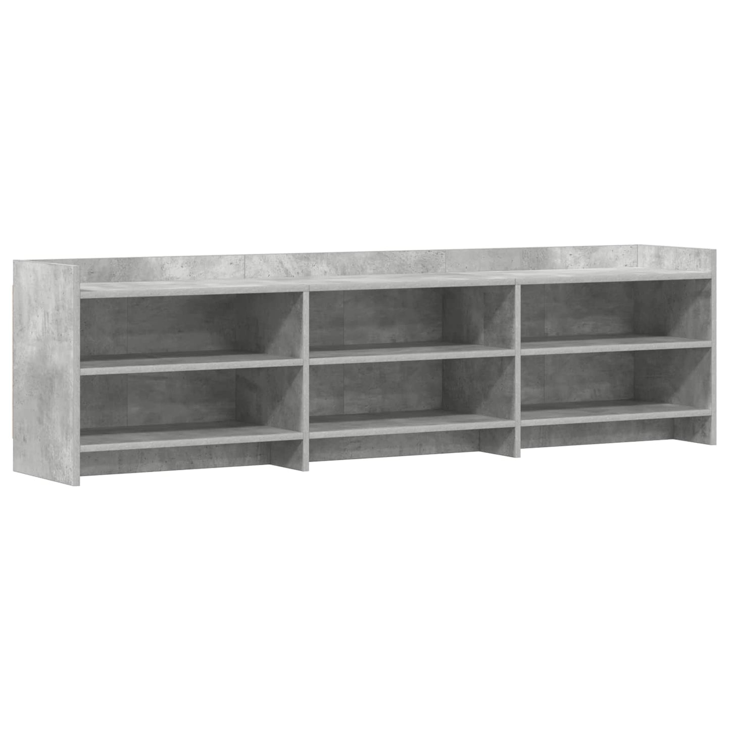 TV-Schränk 168 x 33 x 47 cm Betongrau Holzwerkstoff