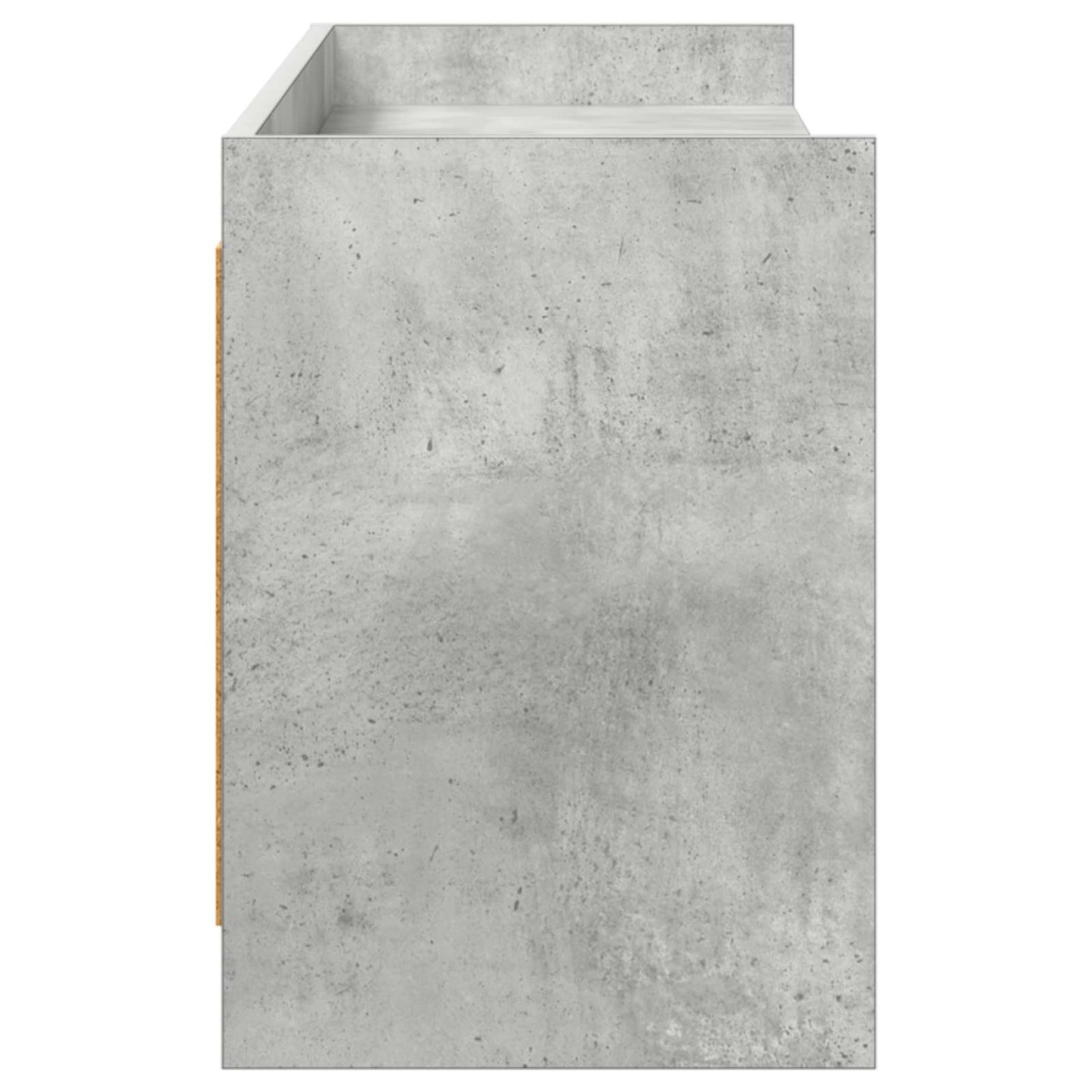TV-Schränk 168 x 33 x 47 cm Betongrau Holzwerkstoff