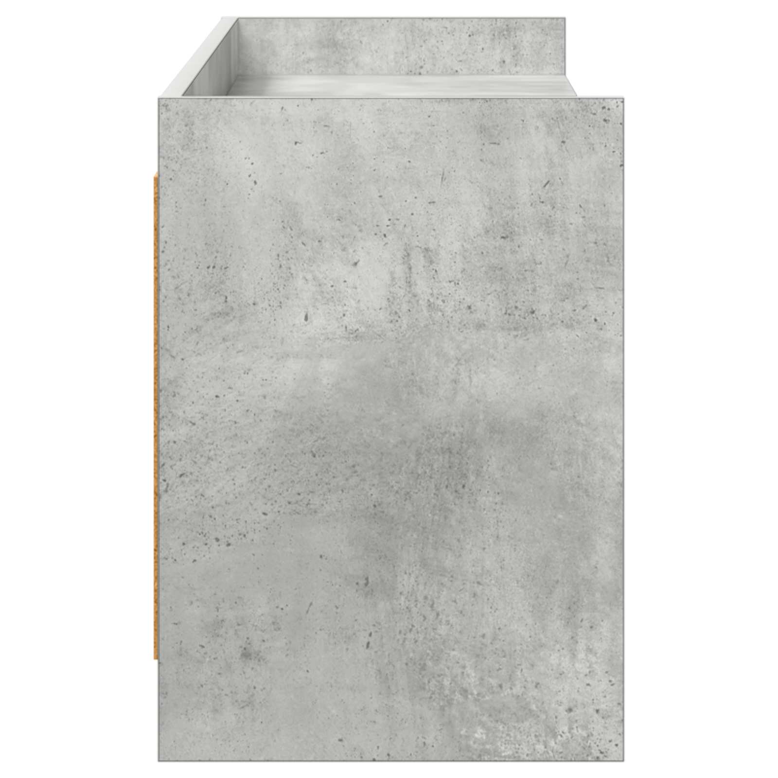 TV-Schränk 168 x 33 x 47 cm Betongrau Holzwerkstoff