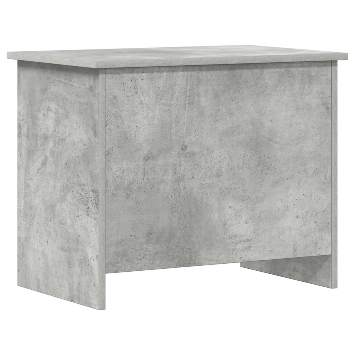 Aufbewahrungstruhe Betongrau 60 x 40 x 50 cm Holzwerkstoff