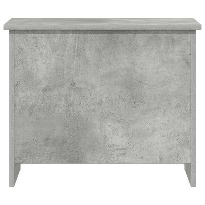 Aufbewahrungstruhe Betongrau 60 x 40 x 50 cm Holzwerkstoff