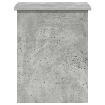 Aufbewahrungstruhe Betongrau 60 x 40 x 50 cm Holzwerkstoff