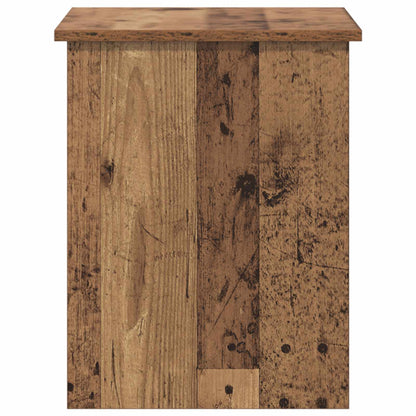 Aufbewahrungstruhe Altholz 60 x 40 x 50 cm Holzwerkstoff