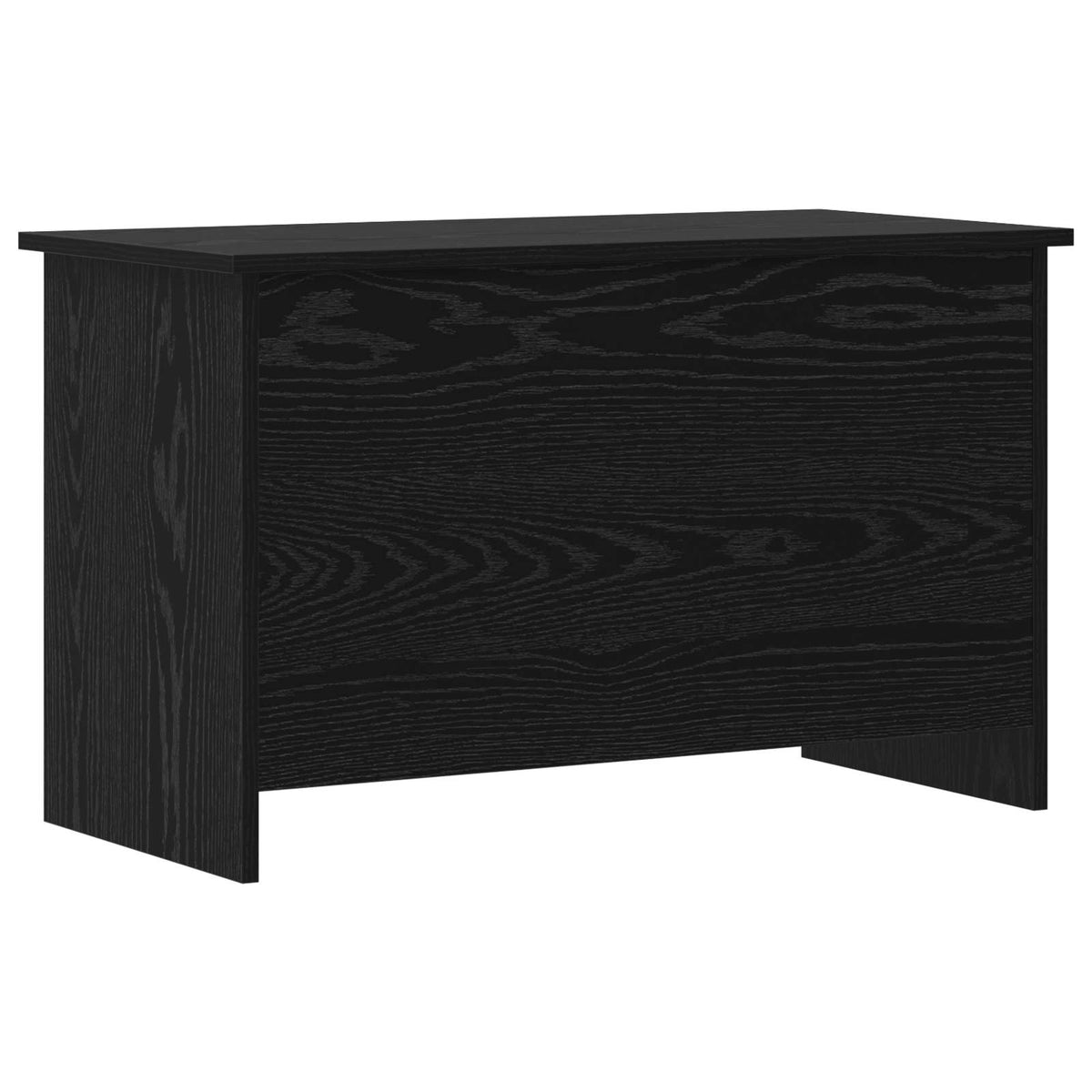 Aufbewahrungstruhe Schwarze Eiche 80 x 40 x 50 cm Holzwerkstoff