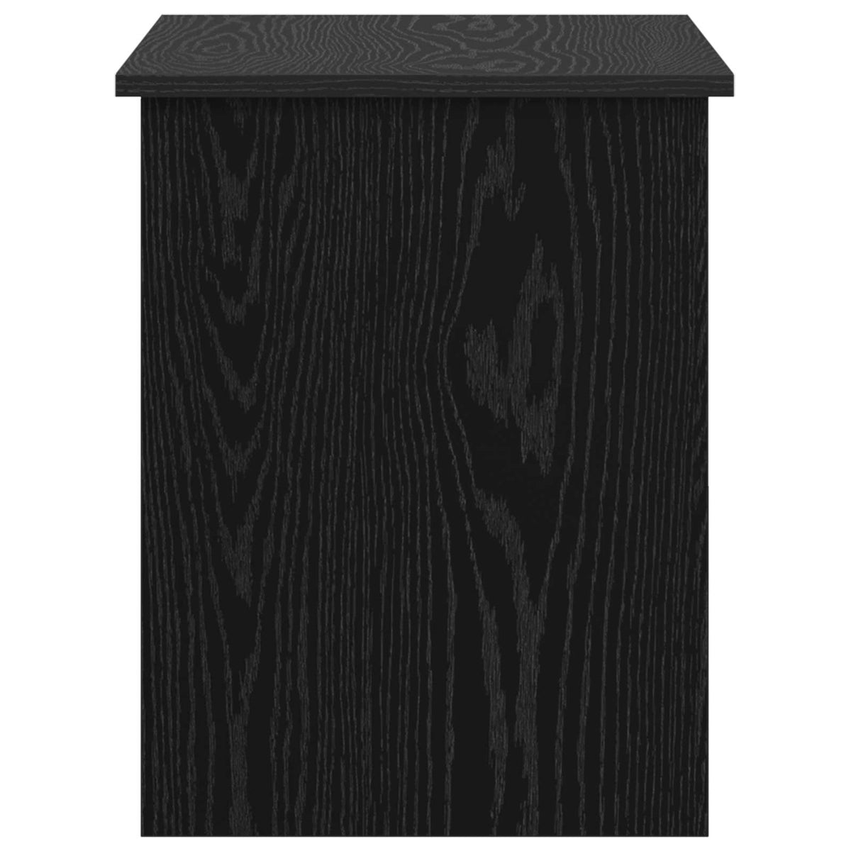 Aufbewahrungstruhe Schwarze Eiche 80 x 40 x 50 cm Holzwerkstoff