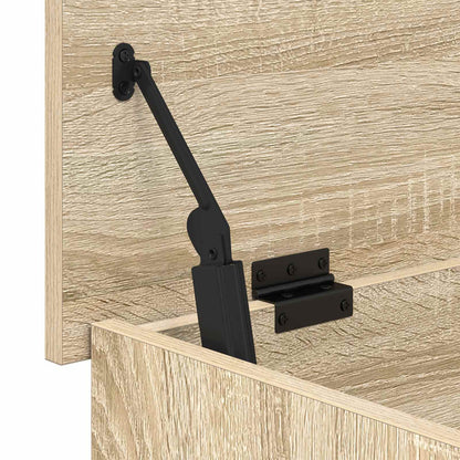 Aufbewahrungstruhe Sonoma-Eiche 80 x 40 x 50 cm Holzwerkstoff