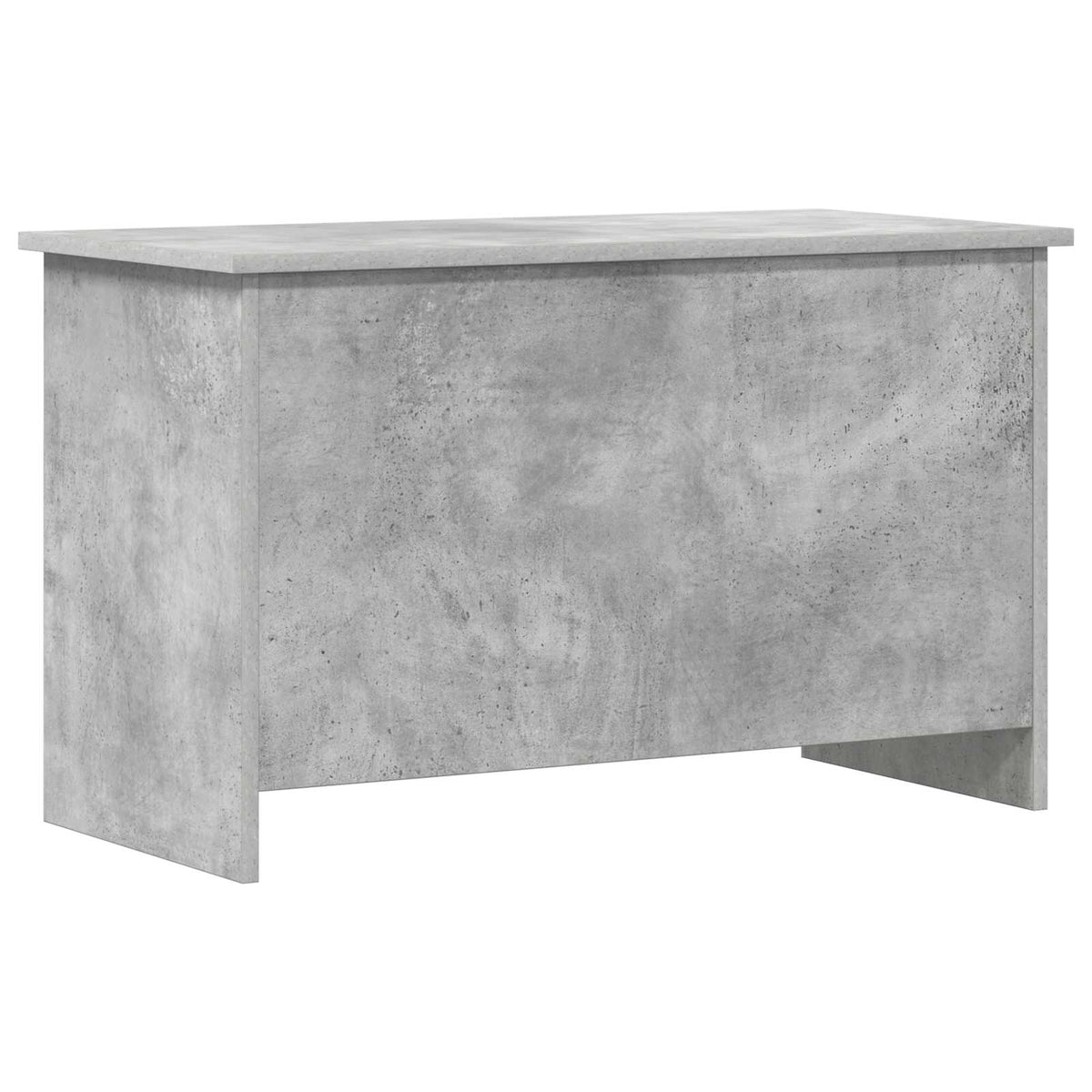 Aufbewahrungstruhe Betongrau 80 x 40 x 50 cm Holzwerkstoff