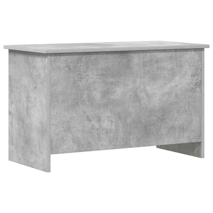 Aufbewahrungstruhe Betongrau 80 x 40 x 50 cm Holzwerkstoff