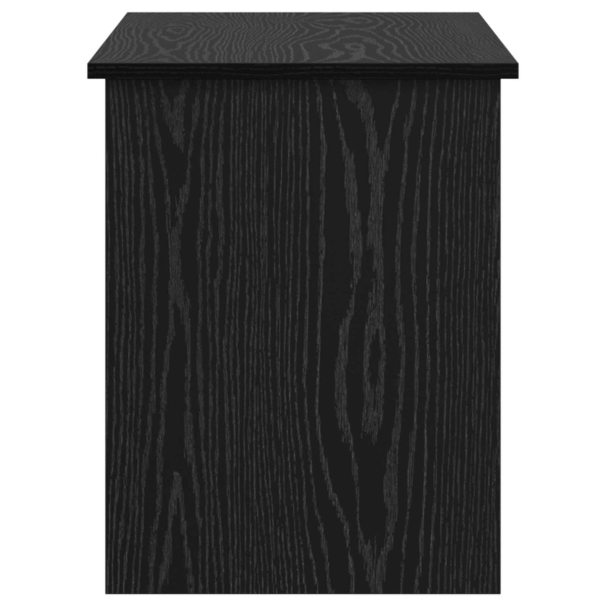 Aufbewahrungstruhe mit Speicher Schwarze Eiche 100 x 40 x 50 cm