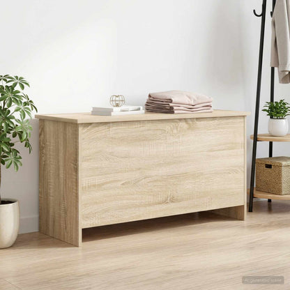 Aufbewahrungstruhe Sonoma-Eiche 100 x 40 x 50 cm Holzwerkstoff