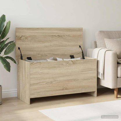 Aufbewahrungstruhe Sonoma-Eiche 100 x 40 x 50 cm Holzwerkstoff