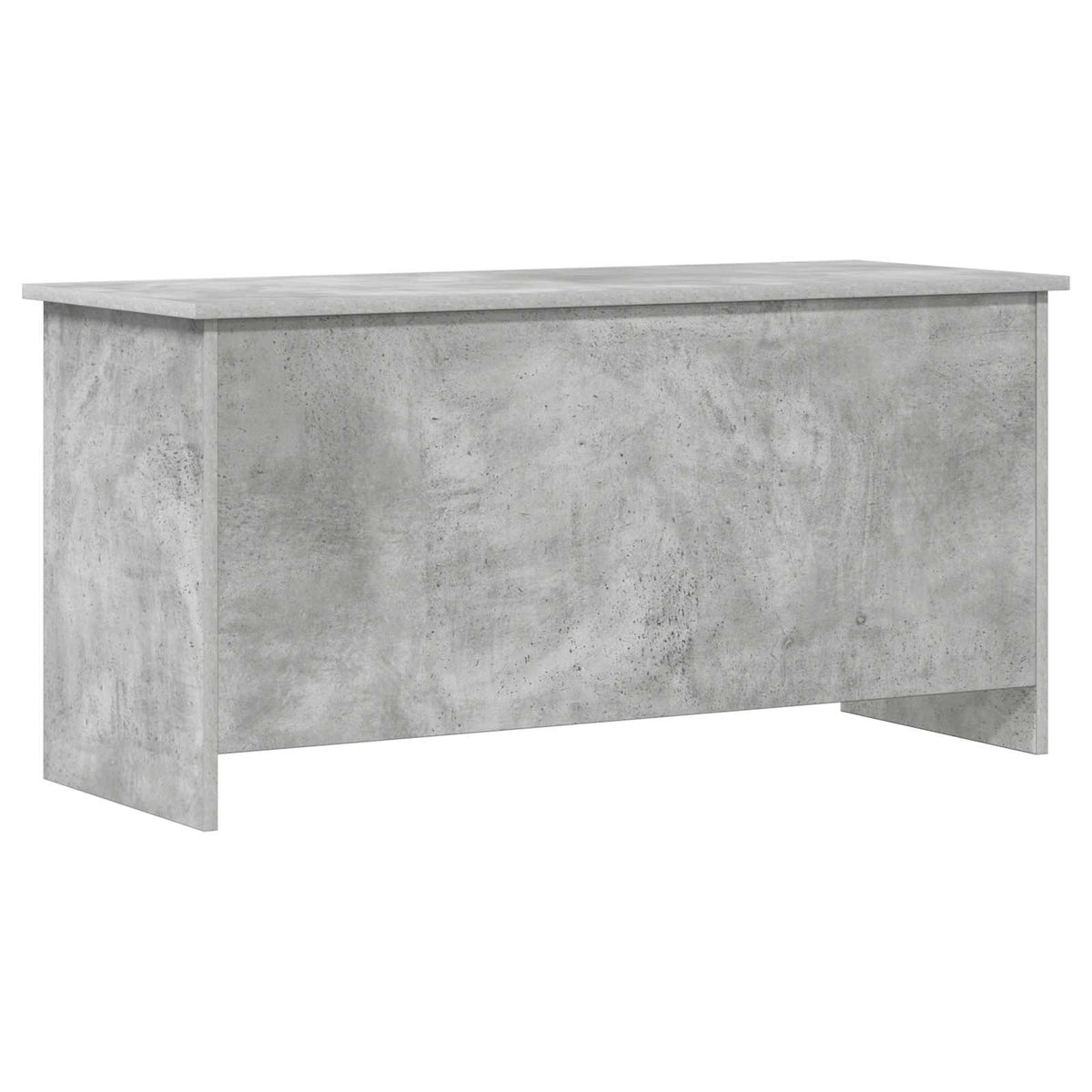 Aufbewahrungstruhe Betongrau 100 x 40 x 50 cm Holzwerkstoff