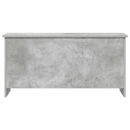 Aufbewahrungstruhe Betongrau 100 x 40 x 50 cm Holzwerkstoff
