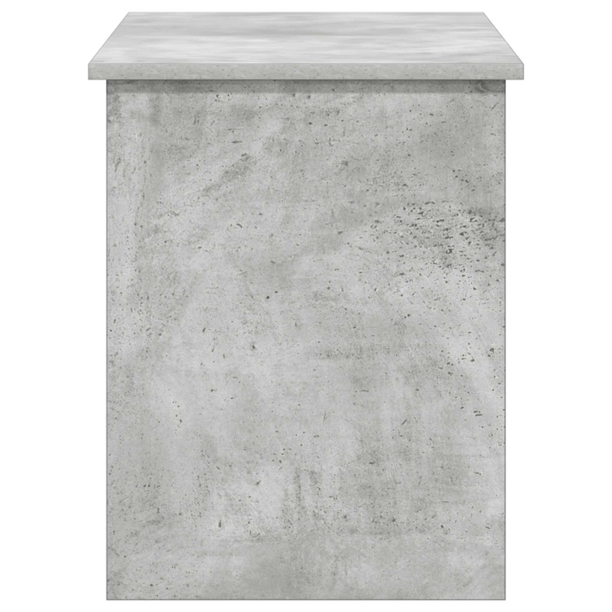 Aufbewahrungstruhe Betongrau 100 x 40 x 50 cm Holzwerkstoff