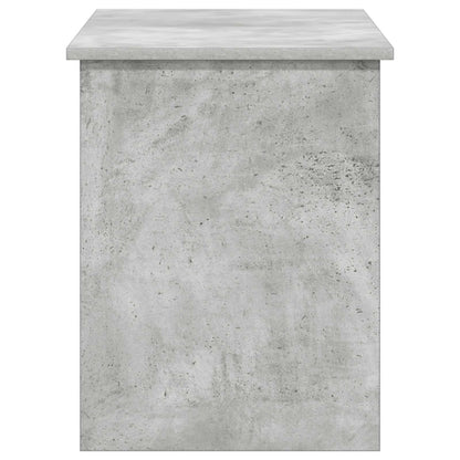 Aufbewahrungstruhe Betongrau 100 x 40 x 50 cm Holzwerkstoff