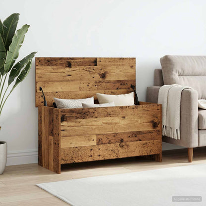 Aufbewahrungstruhe Altholz 100 x 40 x 50 cm Holzwerkstoff