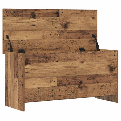 Aufbewahrungstruhe Altholz 100 x 40 x 50 cm Holzwerkstoff