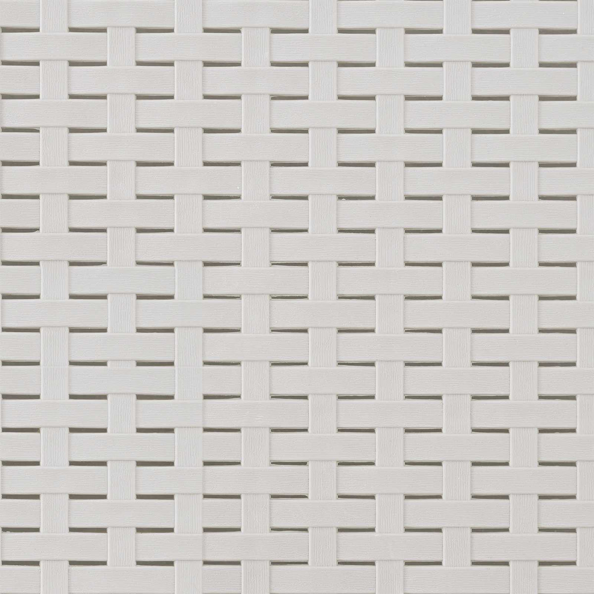 1-Sitzer Garten-Sofa mit Kissen Rattan-Look PP Weiß