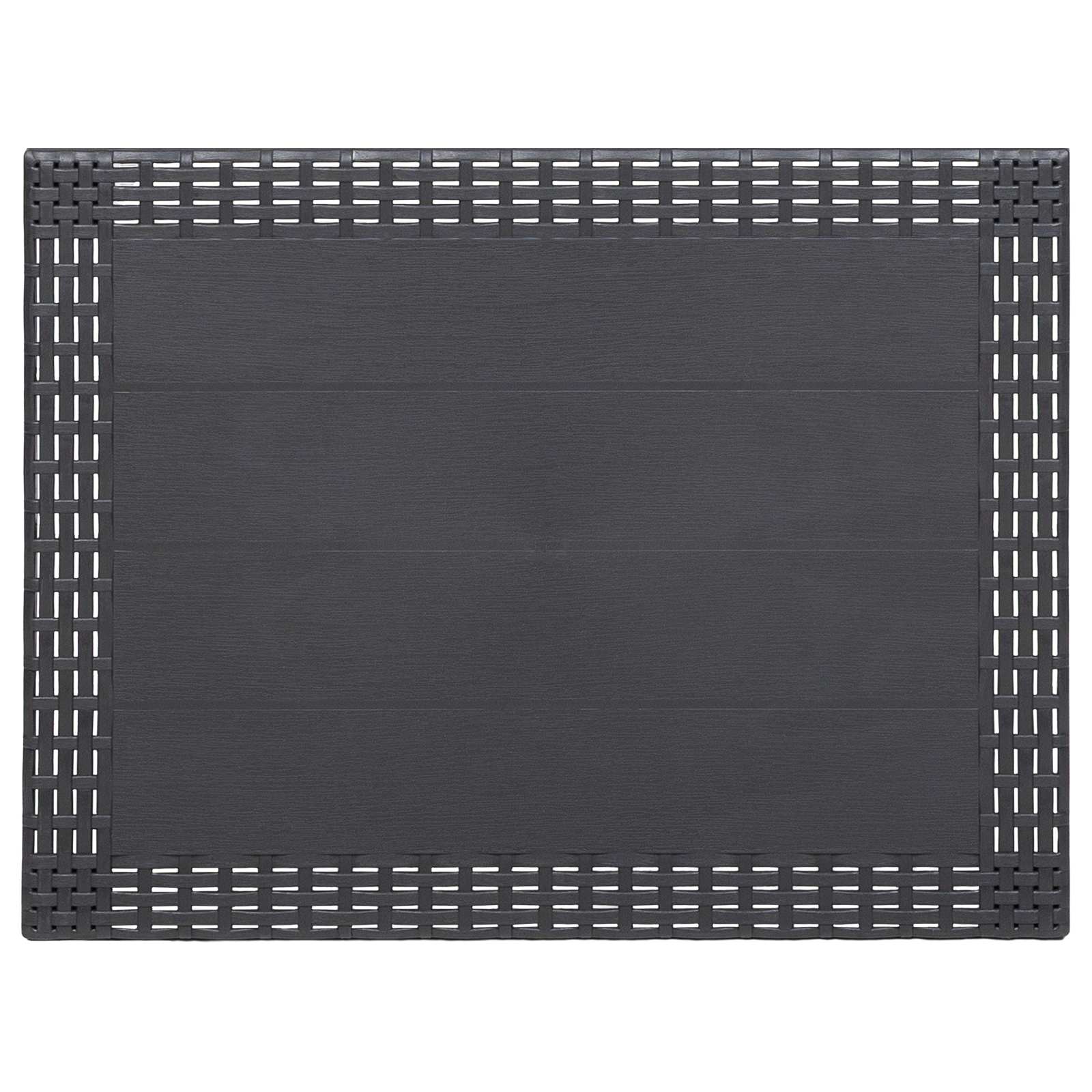 Lounge-Set 3 stk. Anthrazit PP