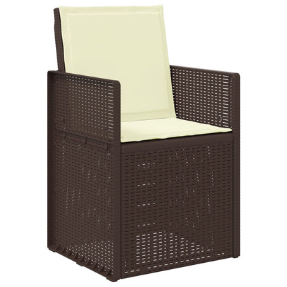 Garten Essgruppe 3 stk. Braun und Creme PP