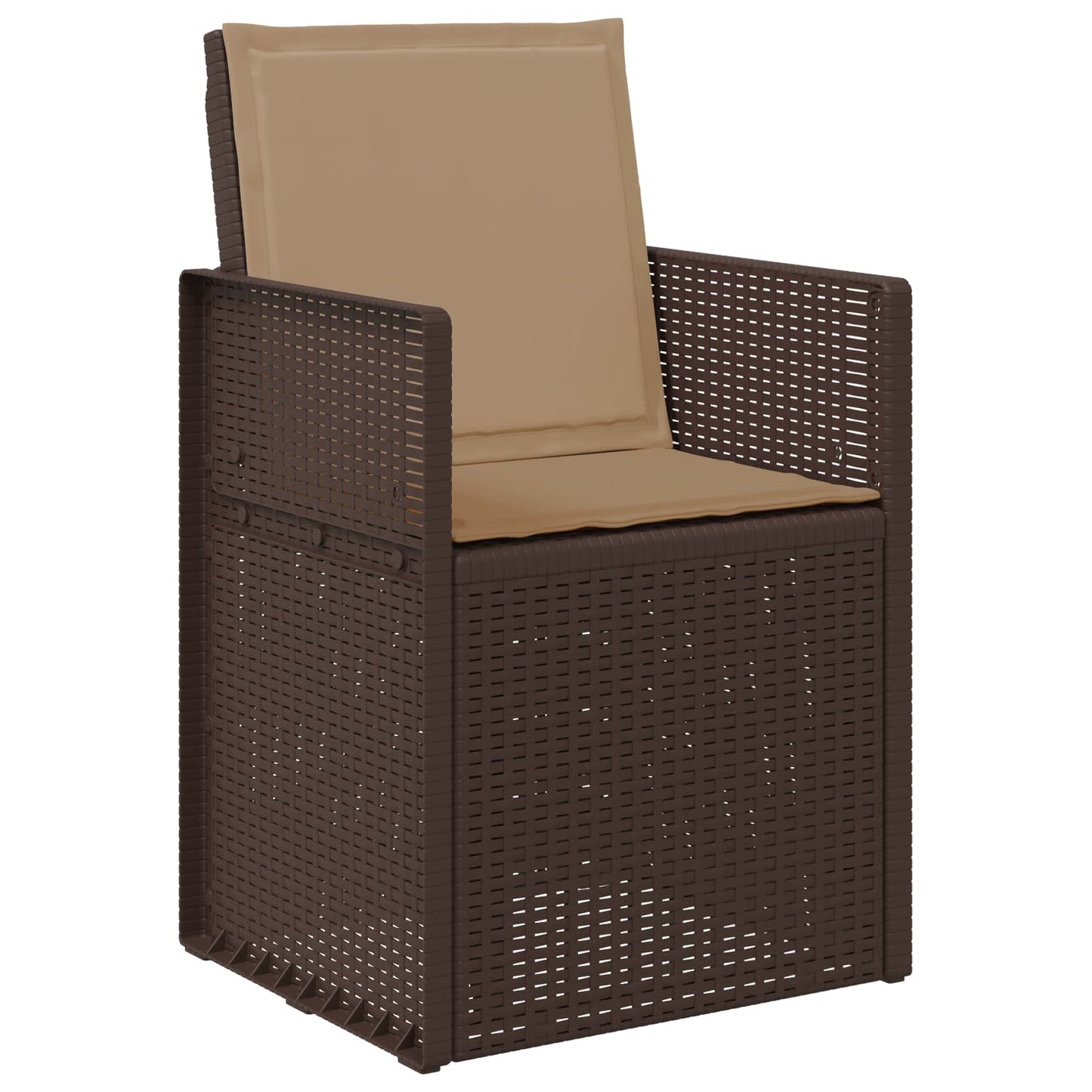 Garten Essgruppe 3 stk. Braun und Taupe PP