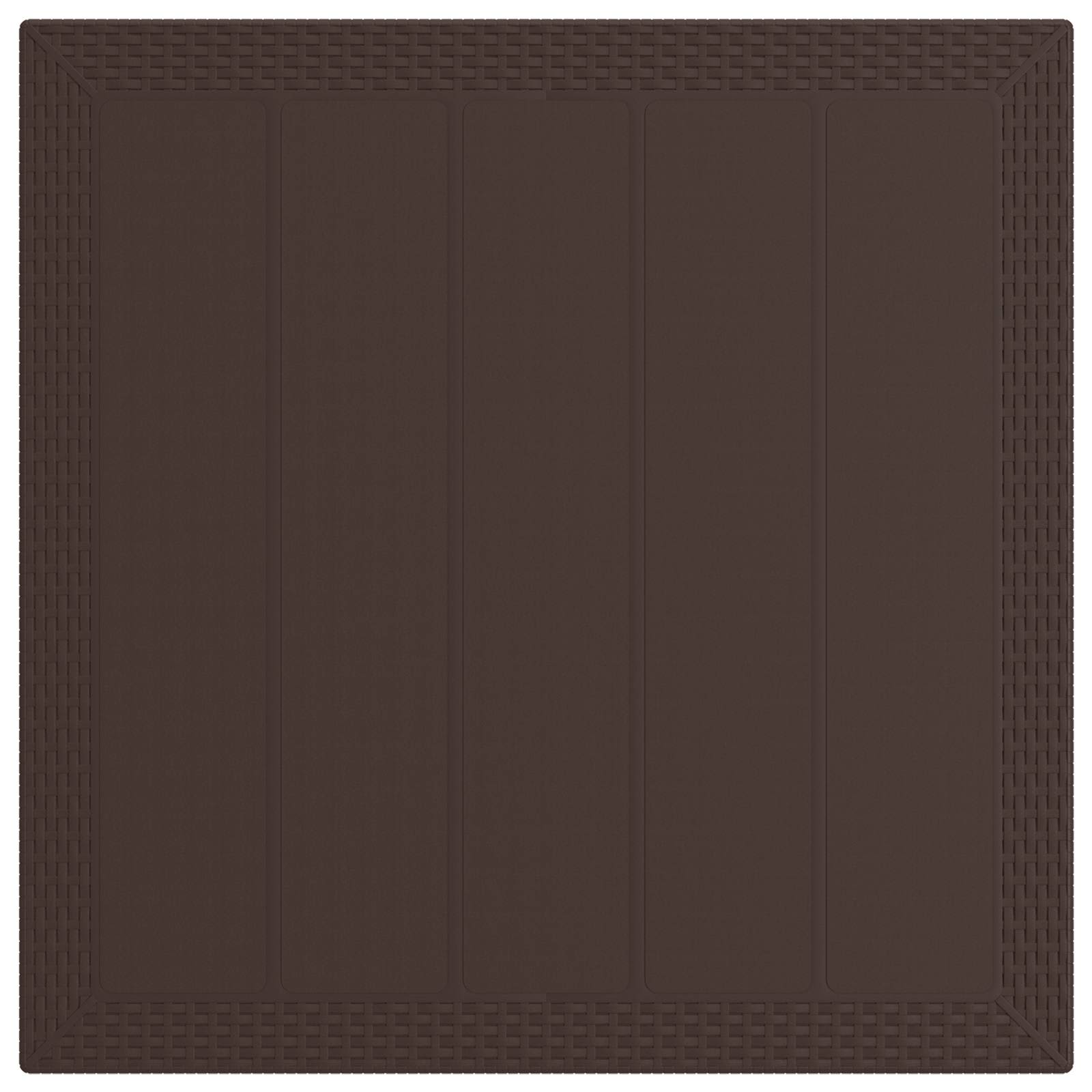 Garten Essgruppe 3 stk. Braun und Taupe PP