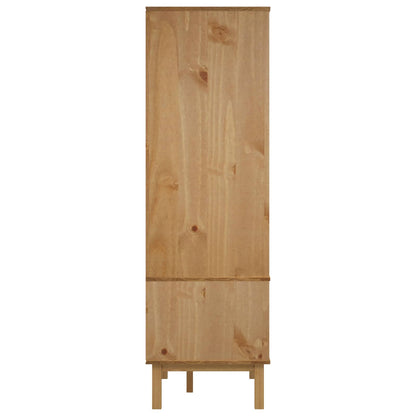 Kleiderschrank mit Schubladen OTTA Schwarz 76,5 x 53 x 172 cm