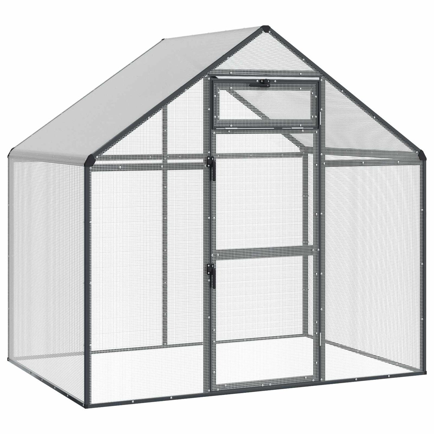 Vogelkäfig Anthrazit 181,5 x 112 x 173,5 cm