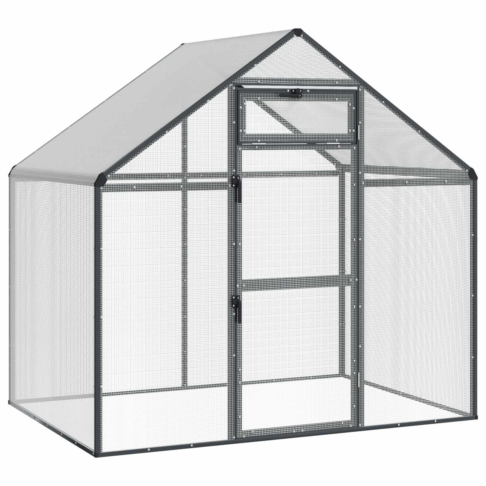 Vogelkäfig Anthrazit 181,5 x 112 x 173,5 cm