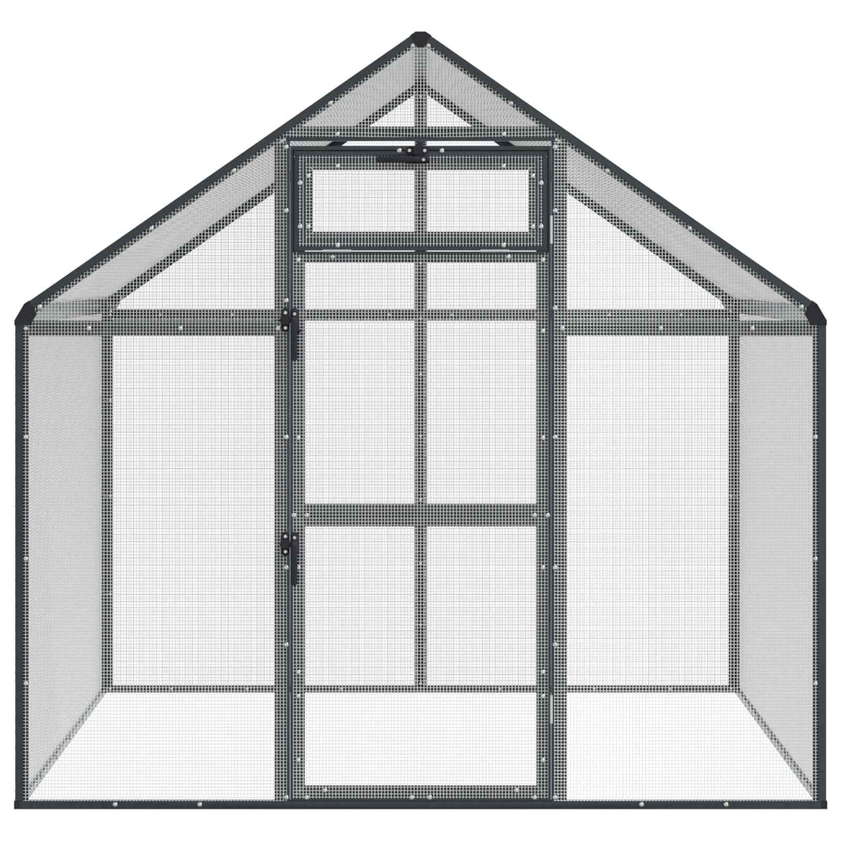 Vogelkäfig Anthrazit 181,5 x 112,5 x 173,5 cm