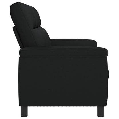 Sofa Schwarz 214 x 90 x 95 cm Stoff