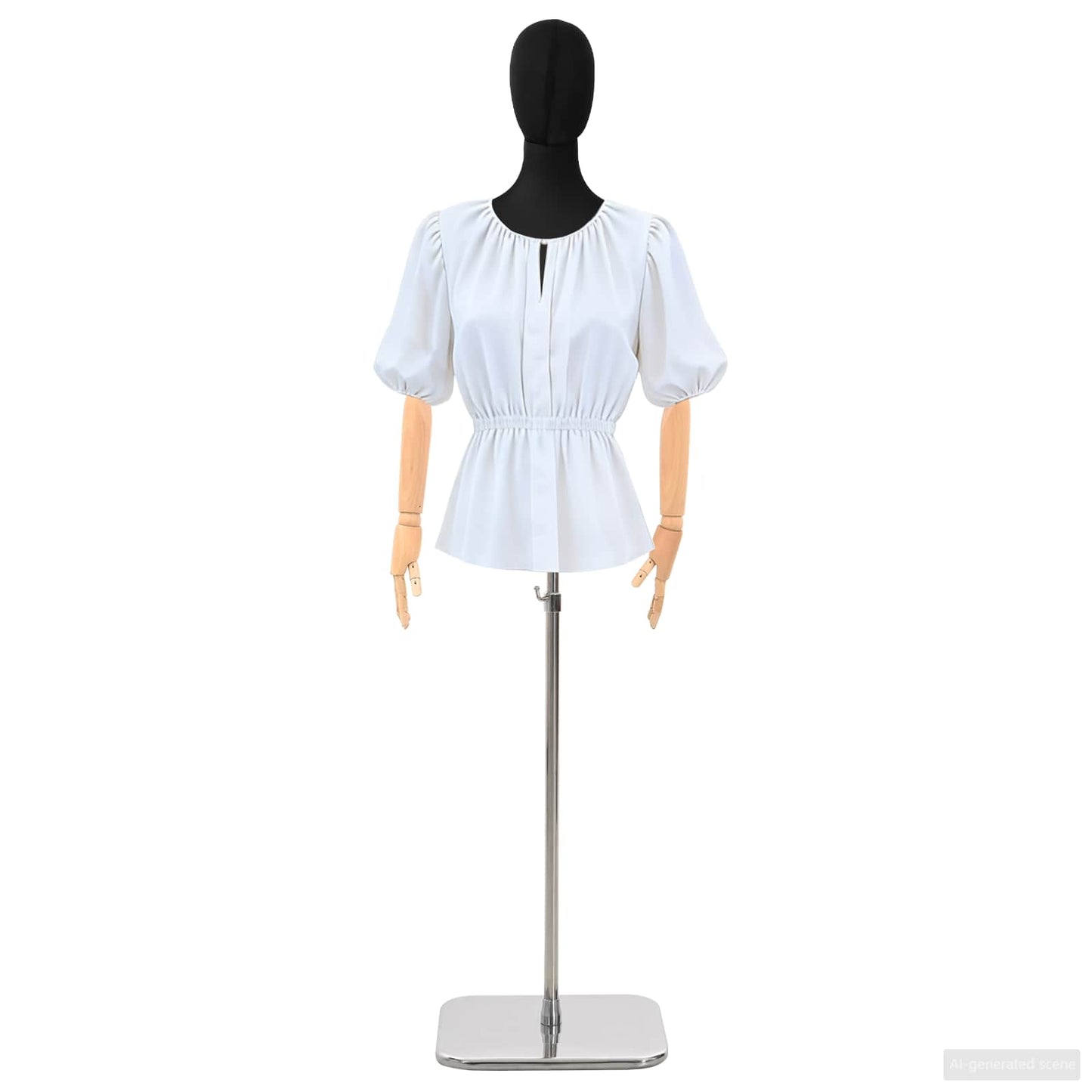 Verstellbare Mannequin 165-213 cm mit Fuß Weiblich PP Schwarz