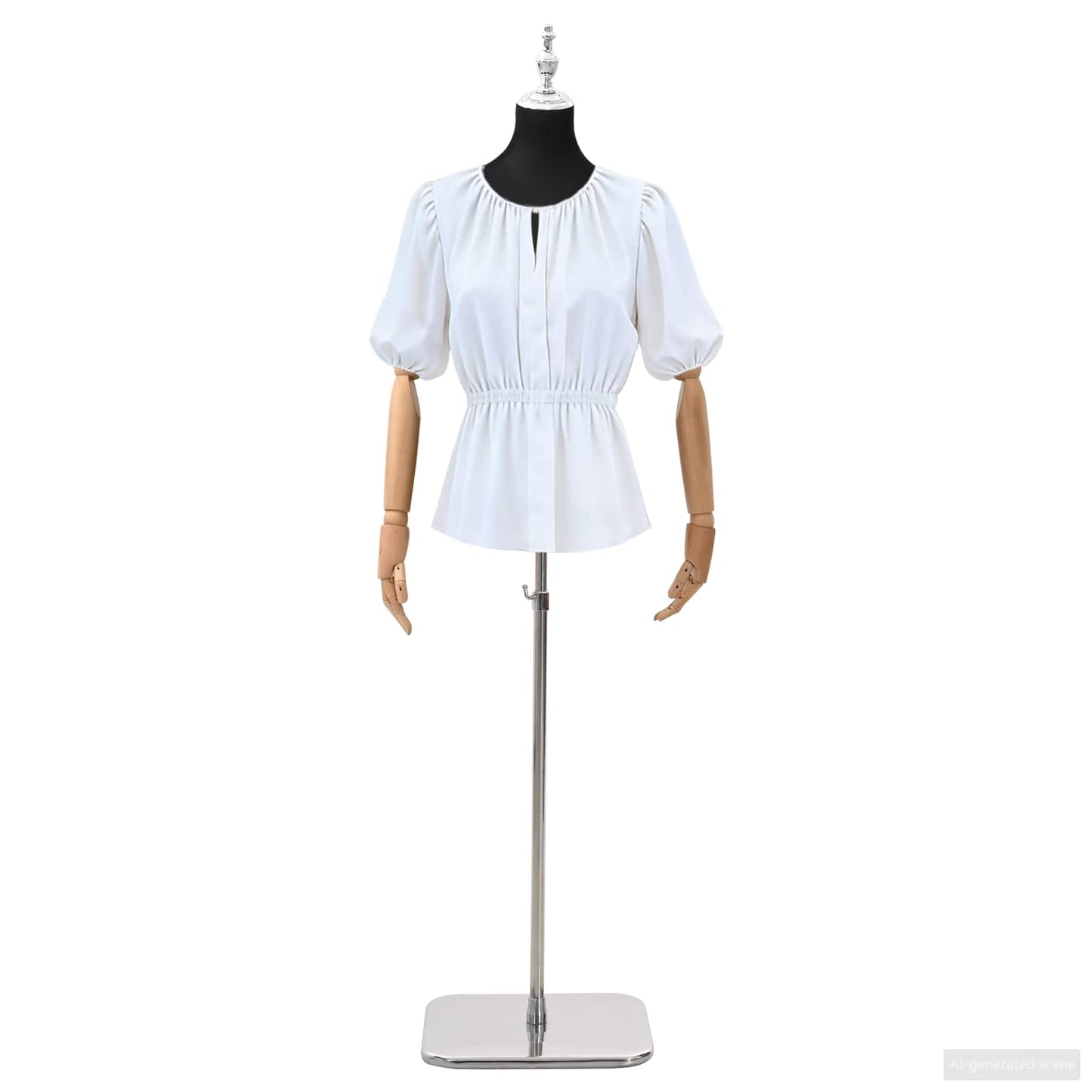 Verstellbare Mannequin 165-213 cm mit Fuß Weiblich PP Schwarz