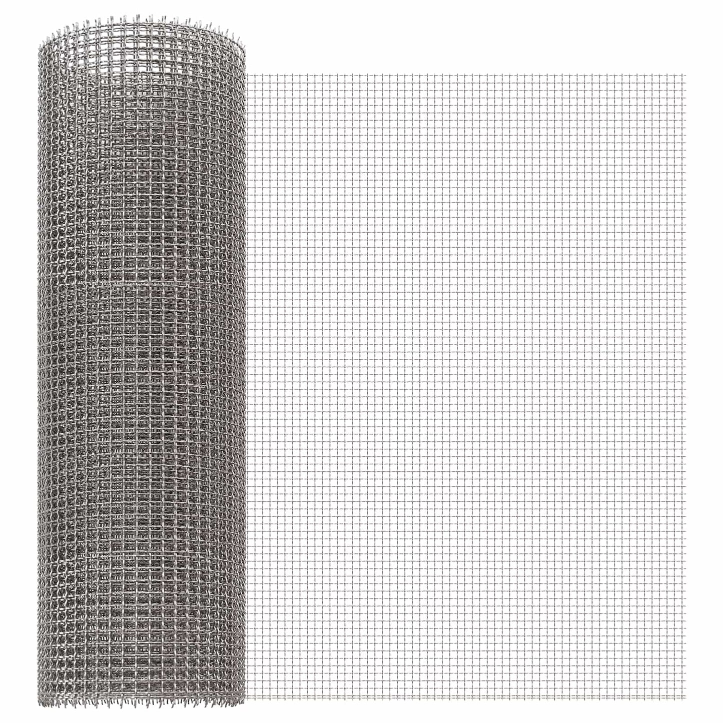 Mesh Bildschirm 40 x 200 cm 3 Mesh Edelstahl 201 Silber