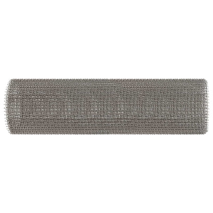 Mesh Bildschirm 40 x 200 cm 3 Mesh Edelstahl 201 Silber