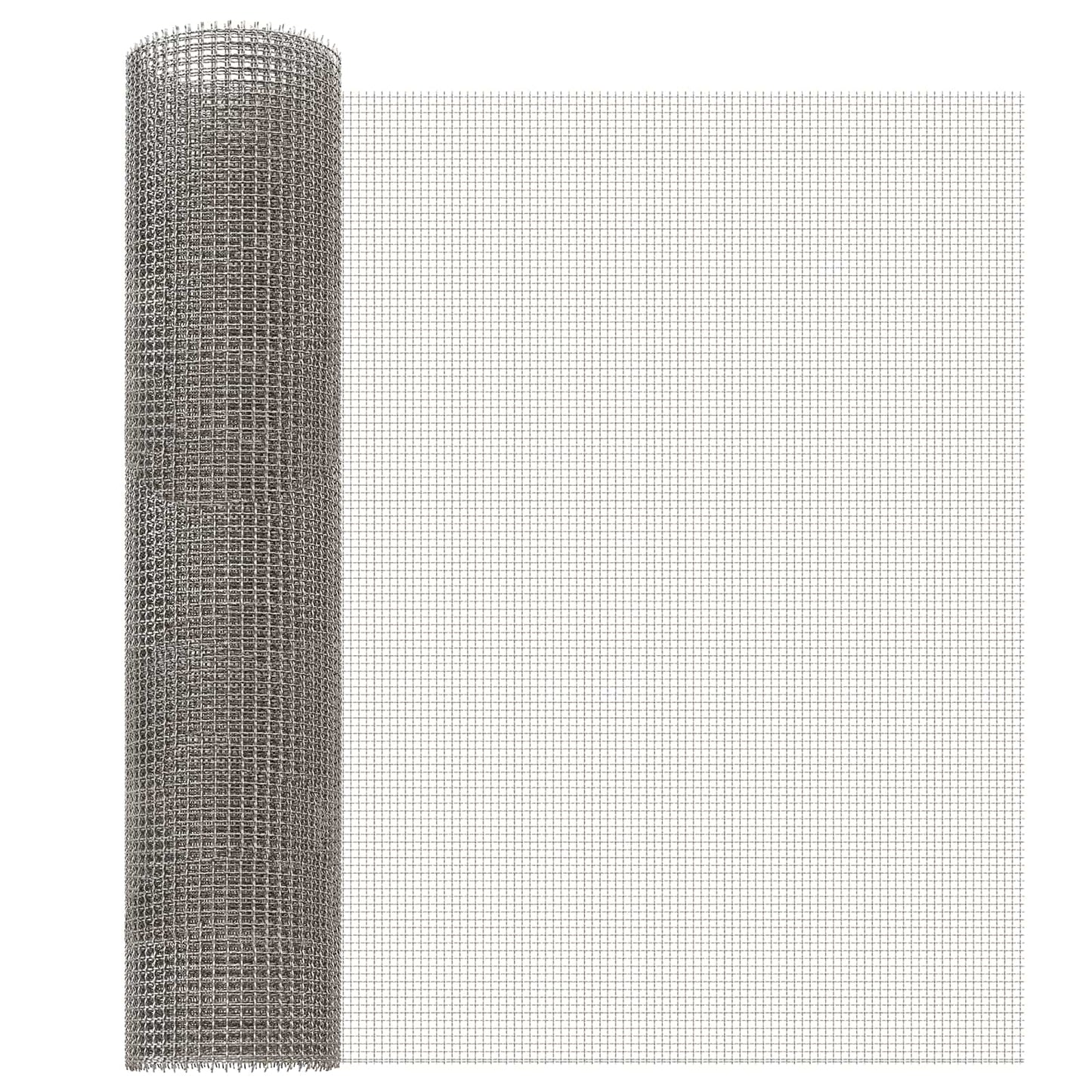 Mesh Bildschirm 60 x 200 cm 3 Mesh Edelstahl 201 Silber
