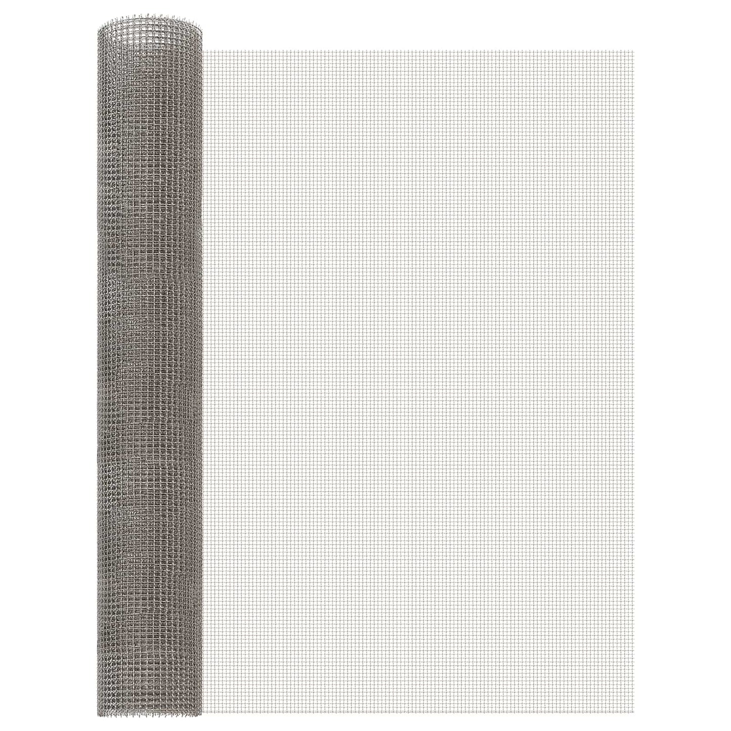 Mesh Bildschirm 80 x 200 cm 3 Mesh Edelstahl 201 Silber
