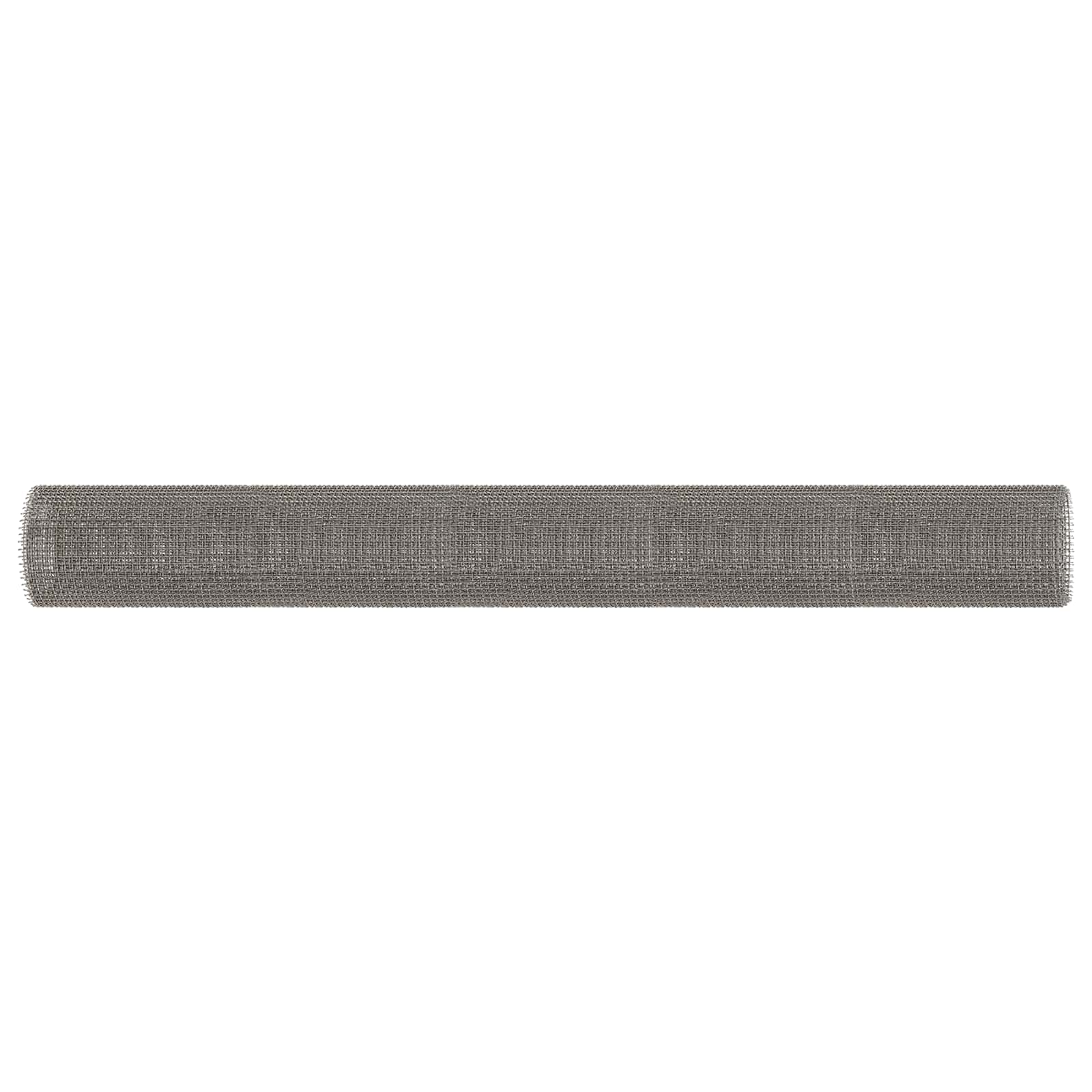 Mesh Bildschirm 100 x 200 cm 3 Mesh Edelstahl 201 Silber