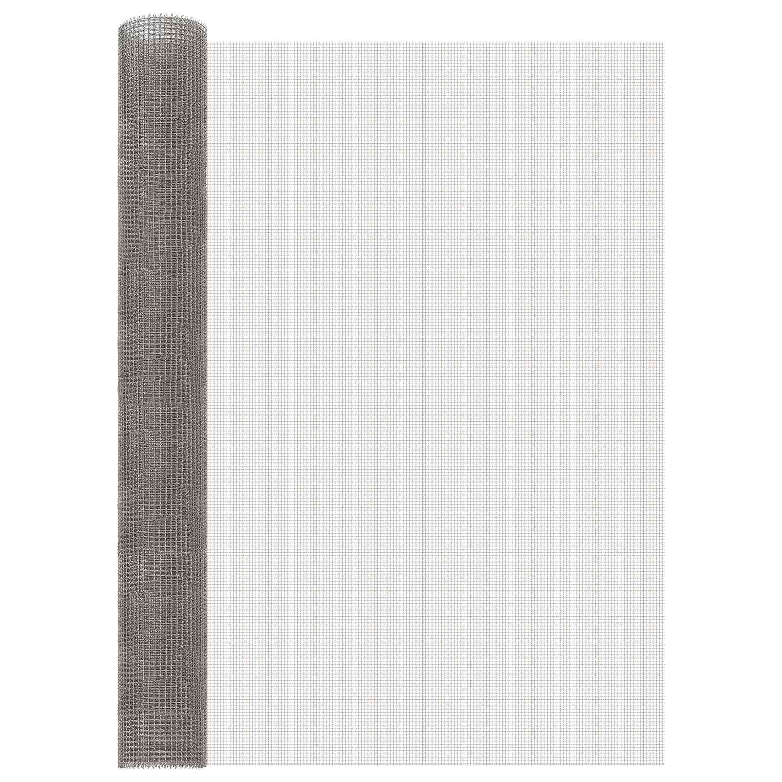 Mesh Bildschirm 100 x 1000 cm 3 Mesh Edelstahl 201 Silber
