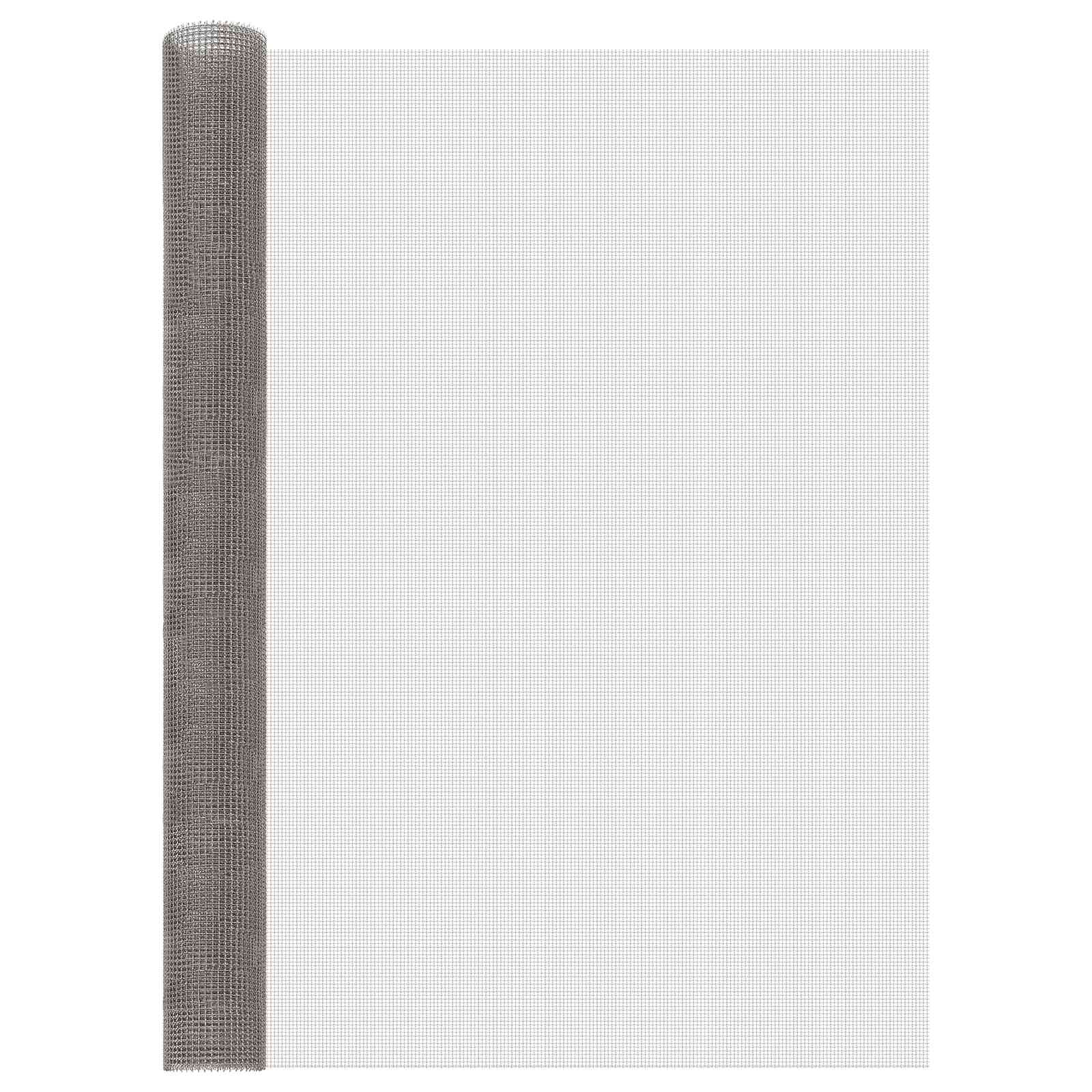 Mesh Bildschirm 120 x 200 cm 3 Mesh Edelstahl 201 Silber