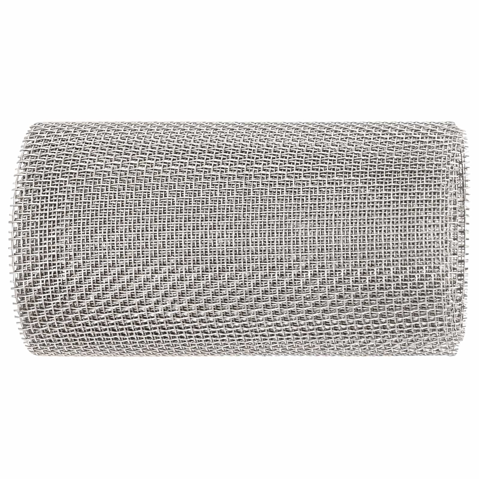 Mesh Bildschirm 20 x 200 cm 6 Mesh Edelstahl 201 Silber